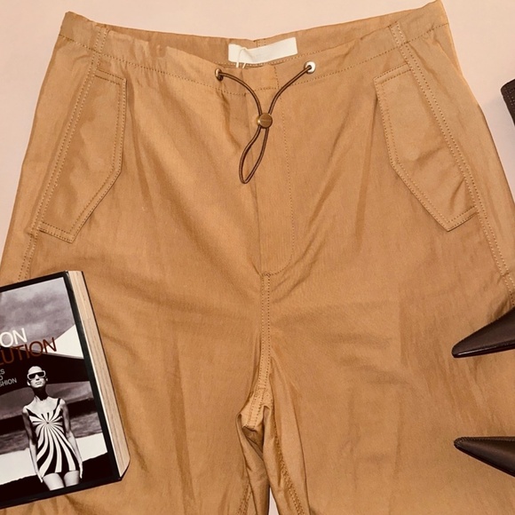 DION LEE Brown Elasticized Trouser - Picture 2 of 8
